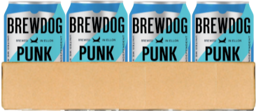 BrewDog Punk IPA tray met 12 blikjes van 33cl